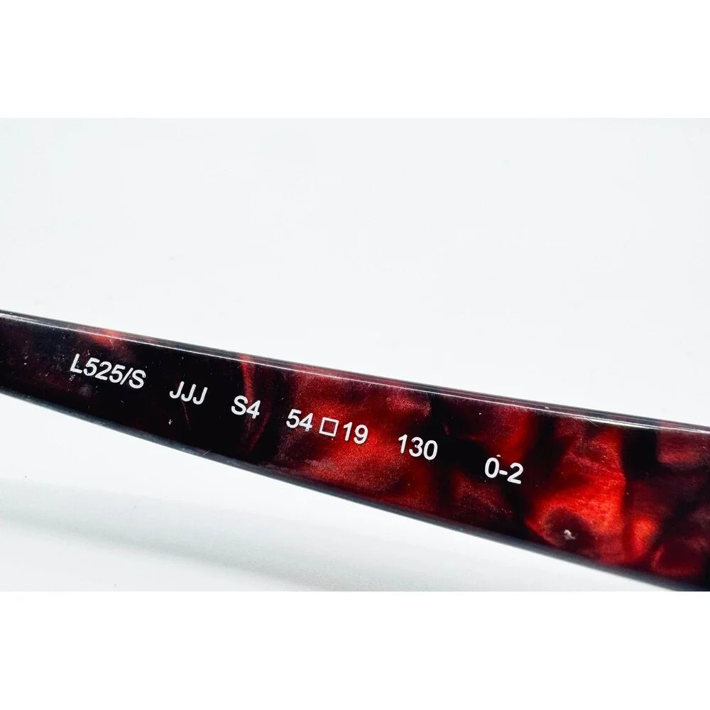 Liz Claiborne Eyeglasses Womens Red Tortoise L525/S Rectangular 54-19-130
